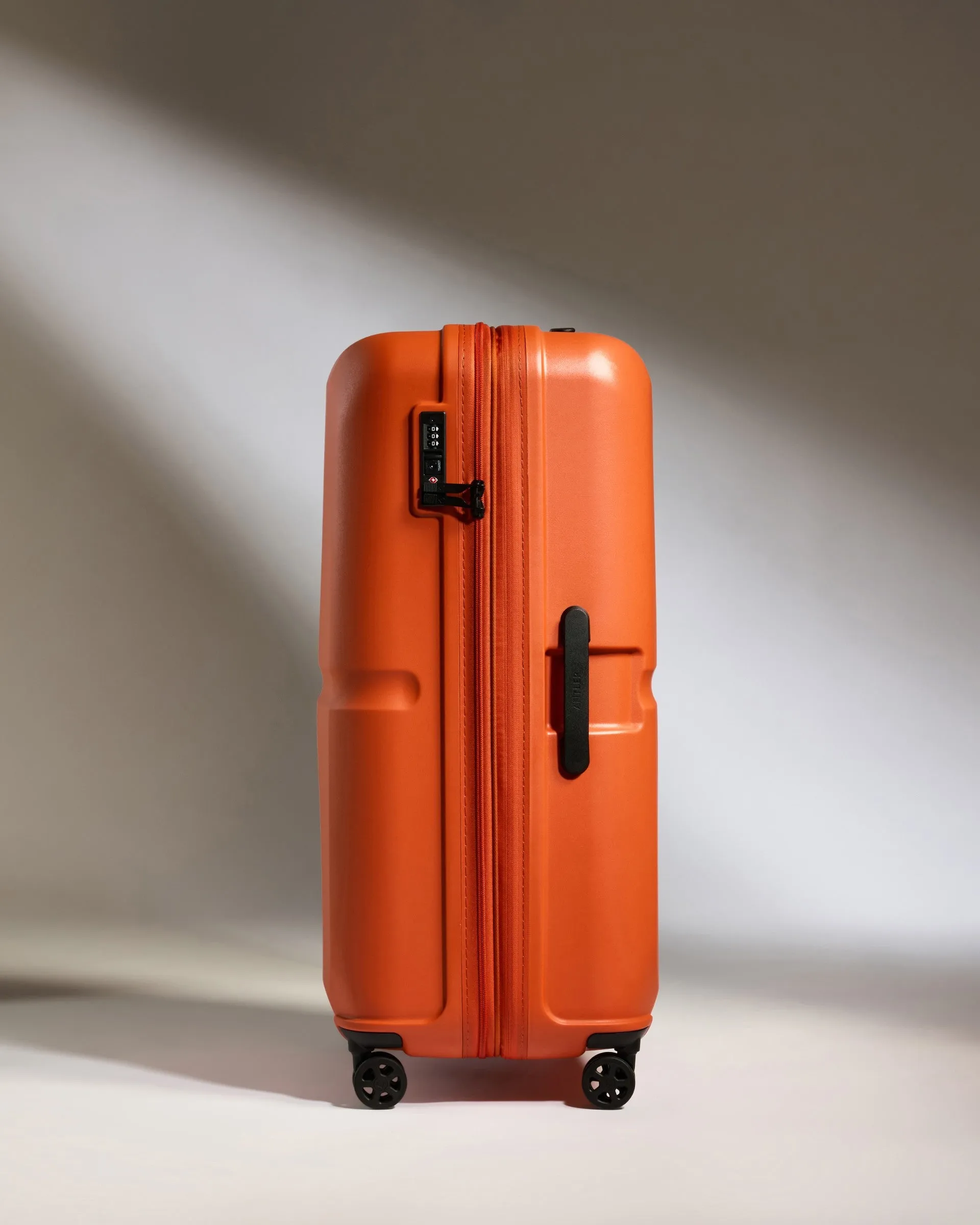 Large Luggage in Ember Orange - Single Stripe