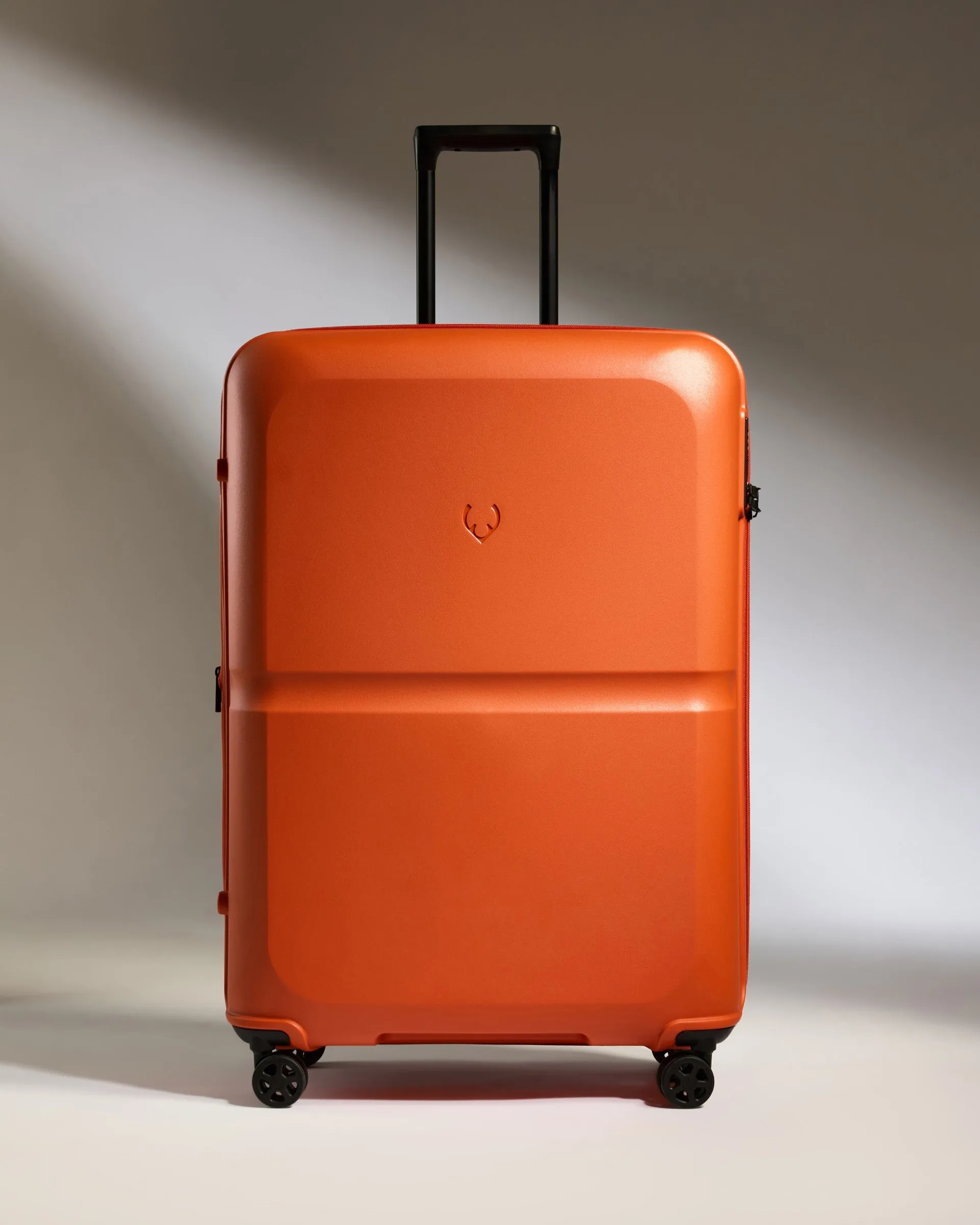 Large Luggage in Ember Orange - Single Stripe