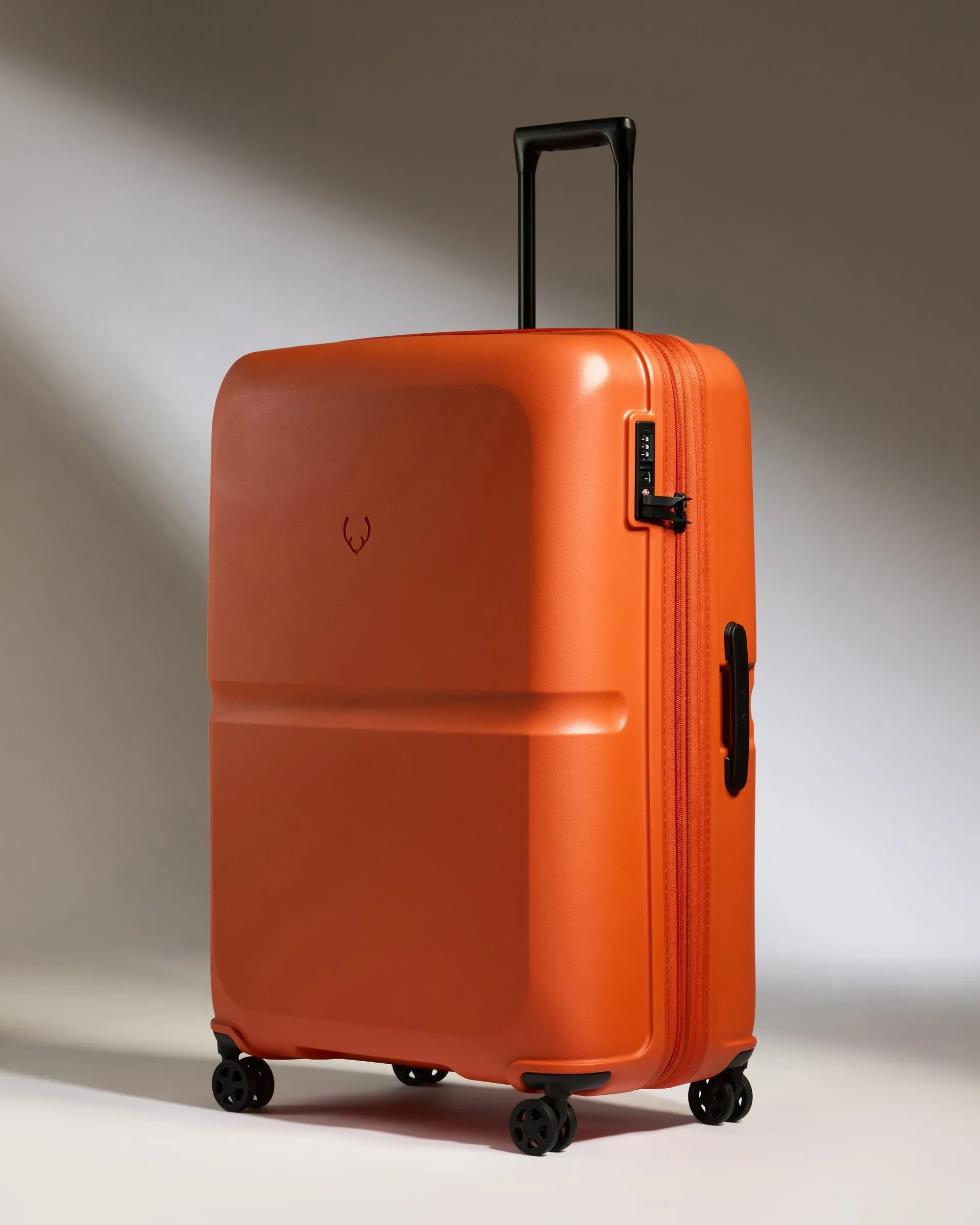 Large Luggage in Ember Orange - Single Stripe