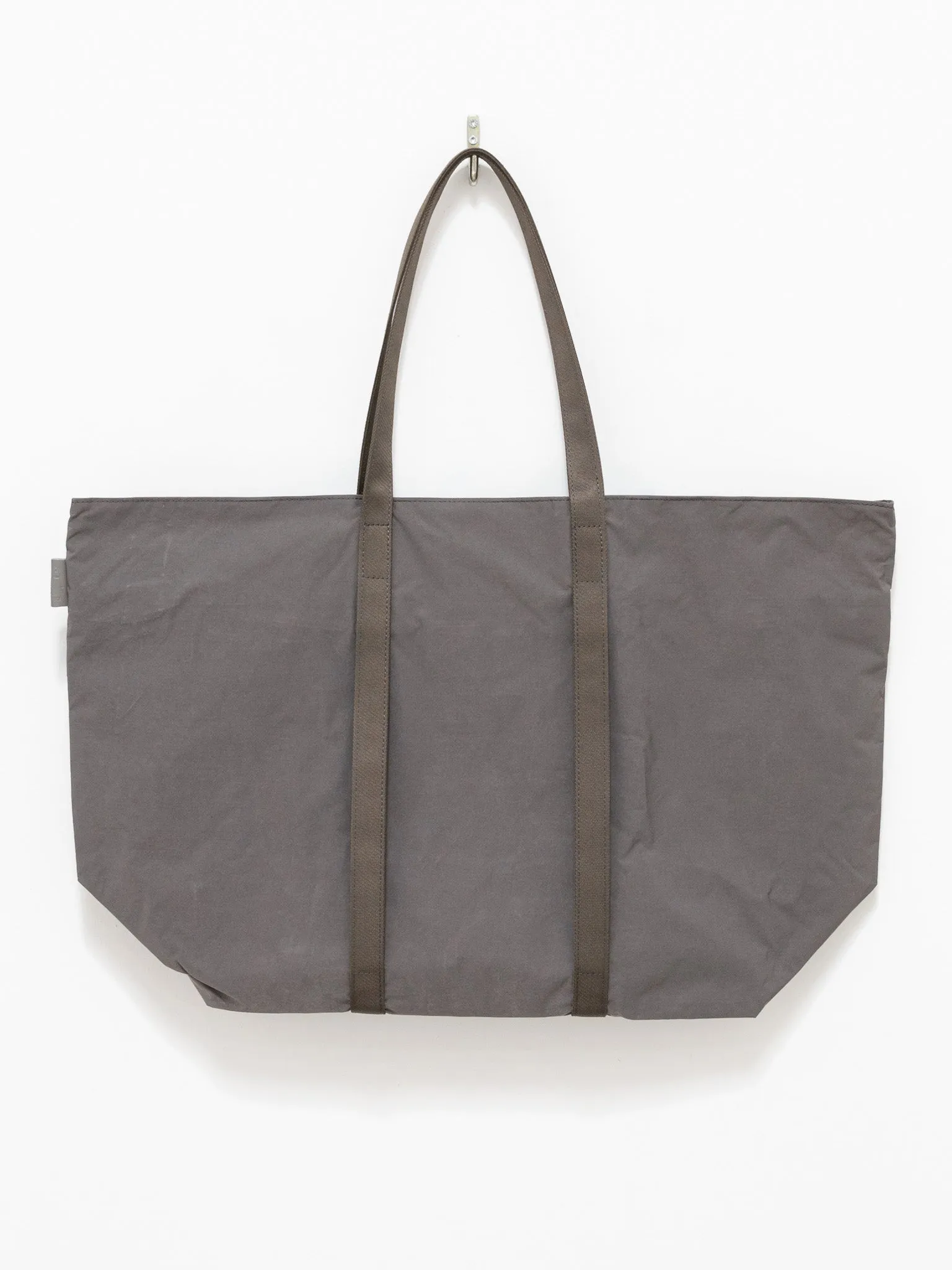 Large Split Yarn Tote - Gray