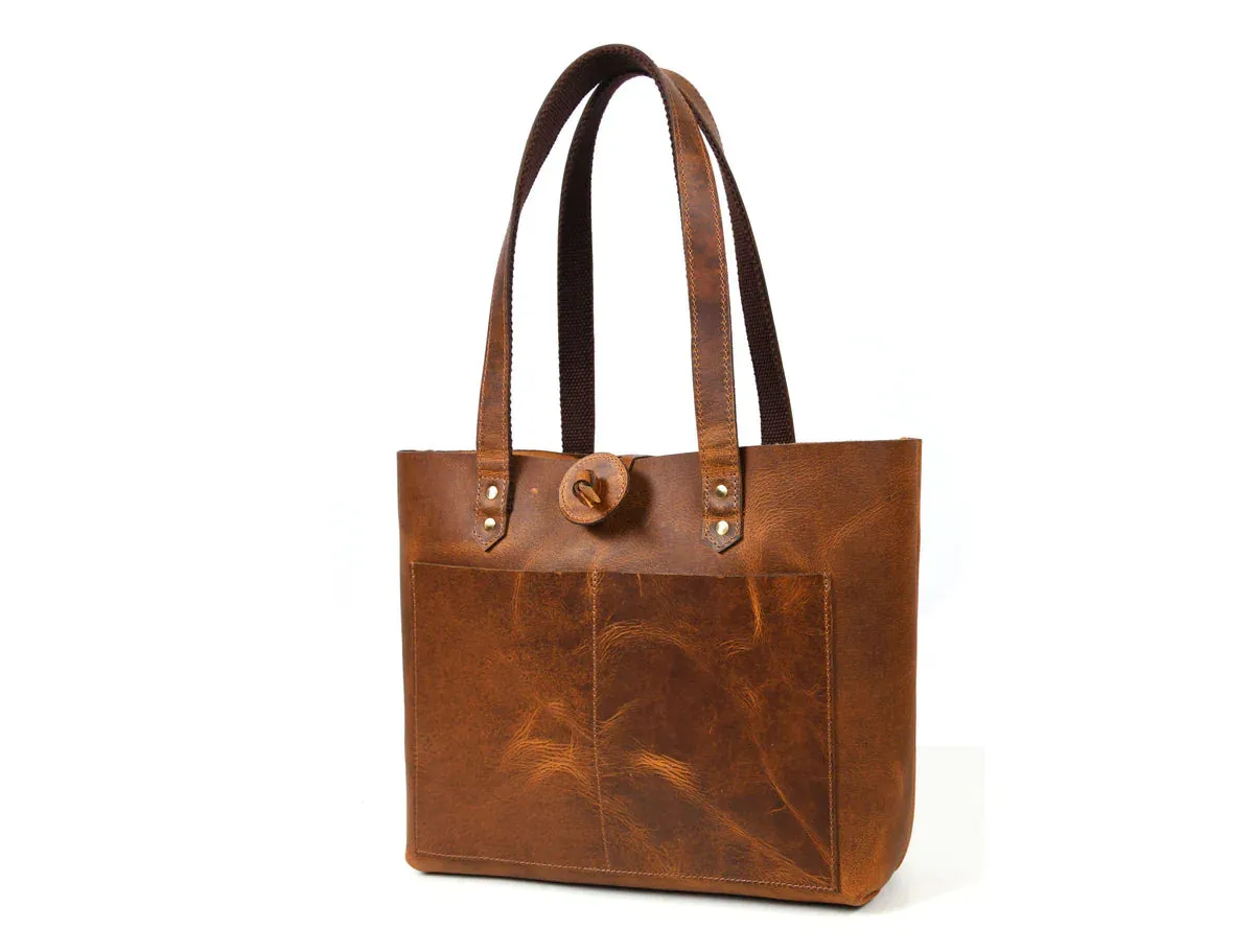 Leather Willow Tote