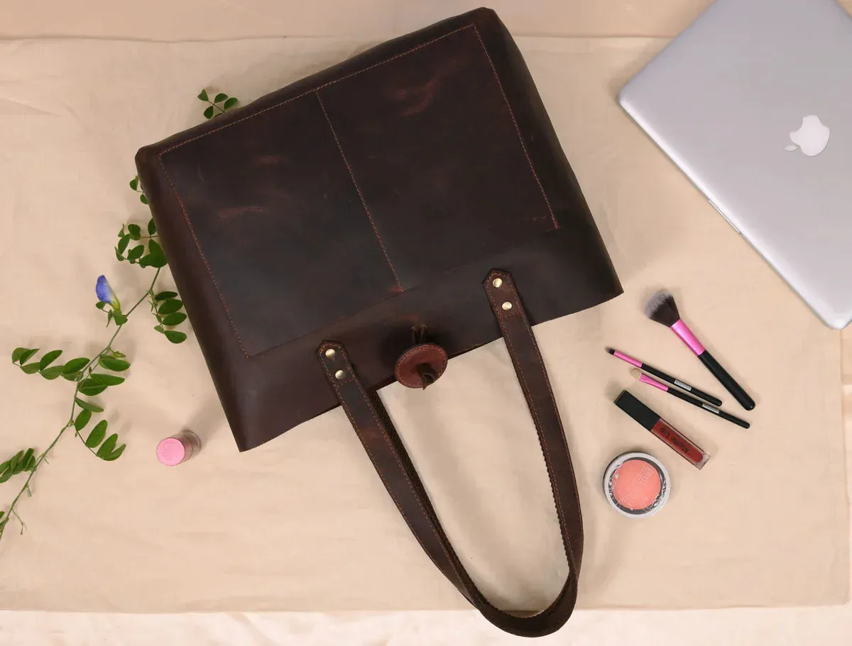 Leather Willow Tote