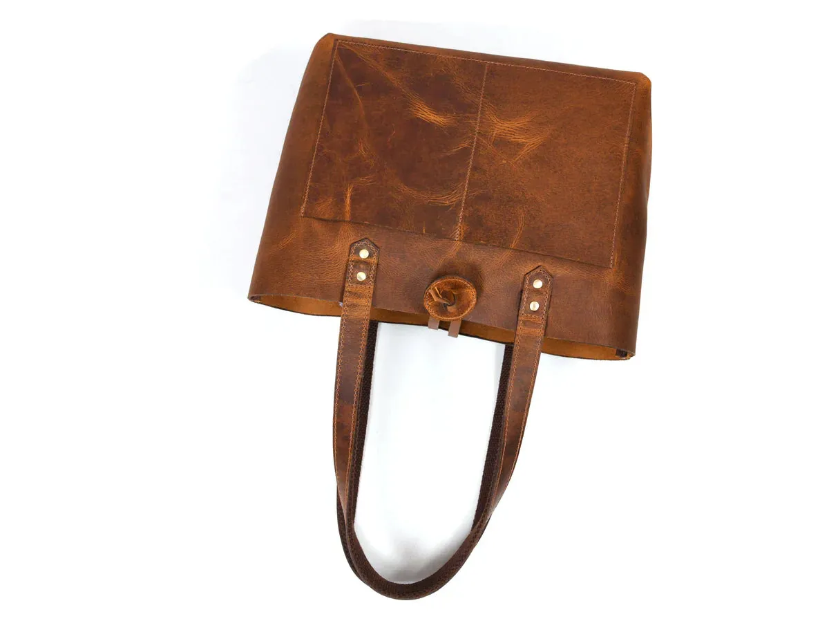 Leather Willow Tote