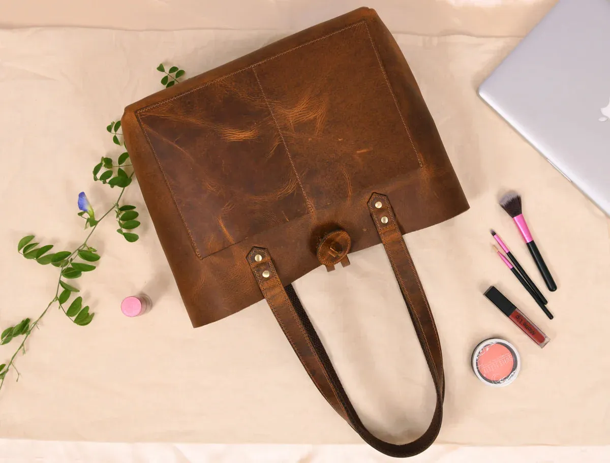 Leather Willow Tote