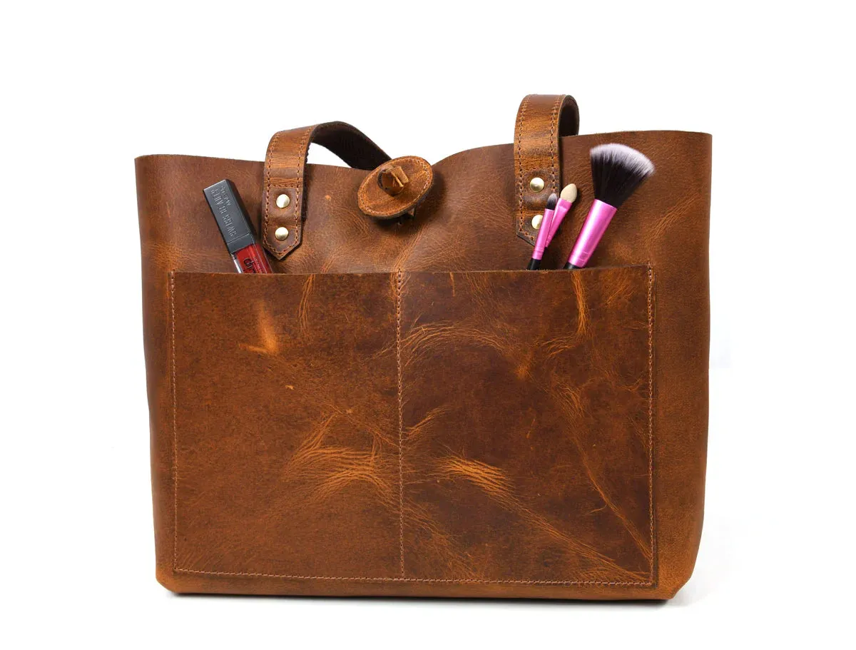 Leather Willow Tote