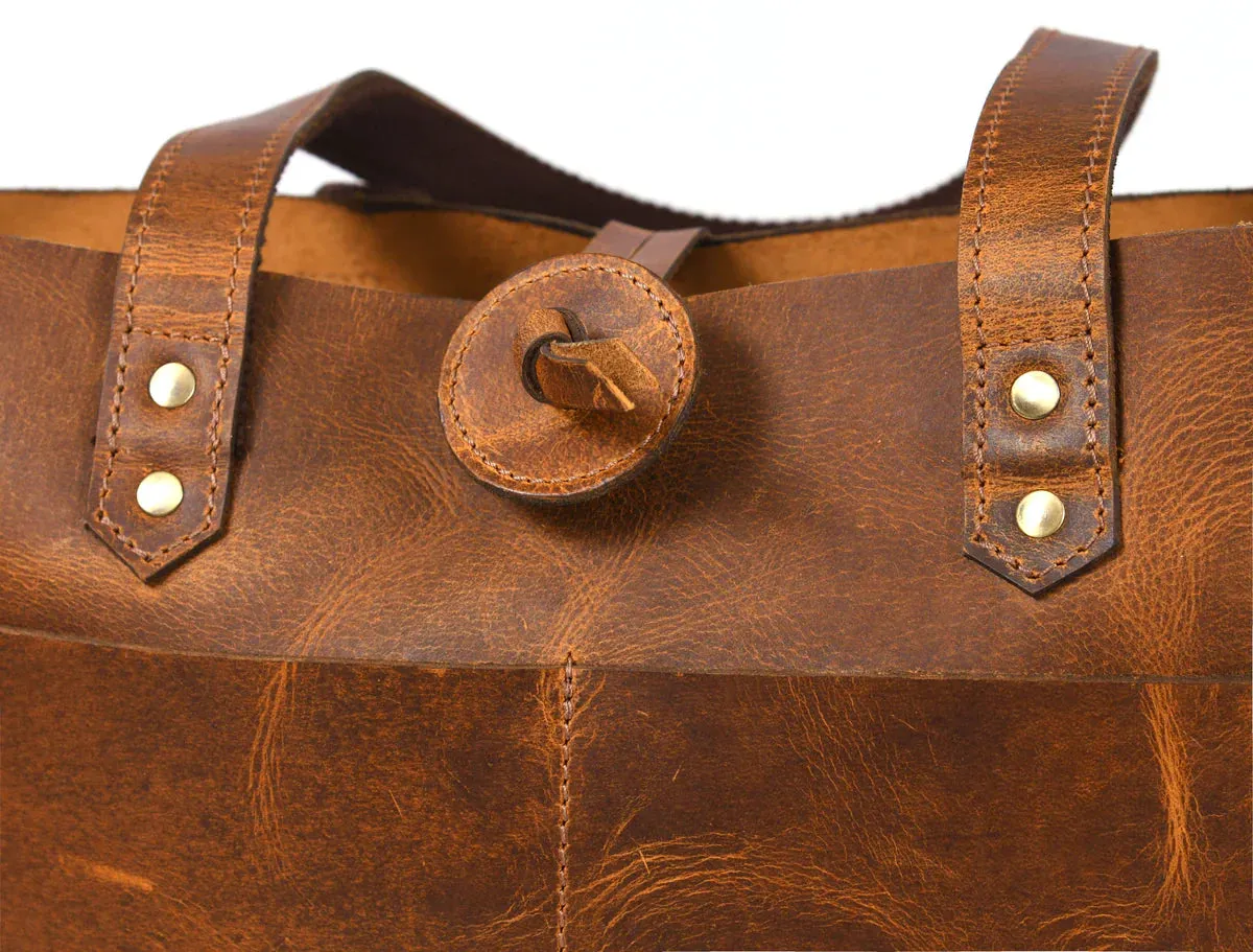 Leather Willow Tote