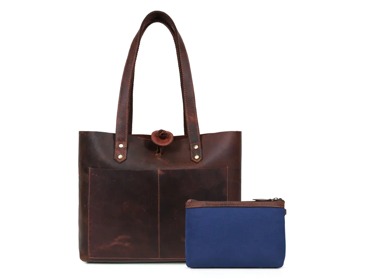 Leather Willow Tote