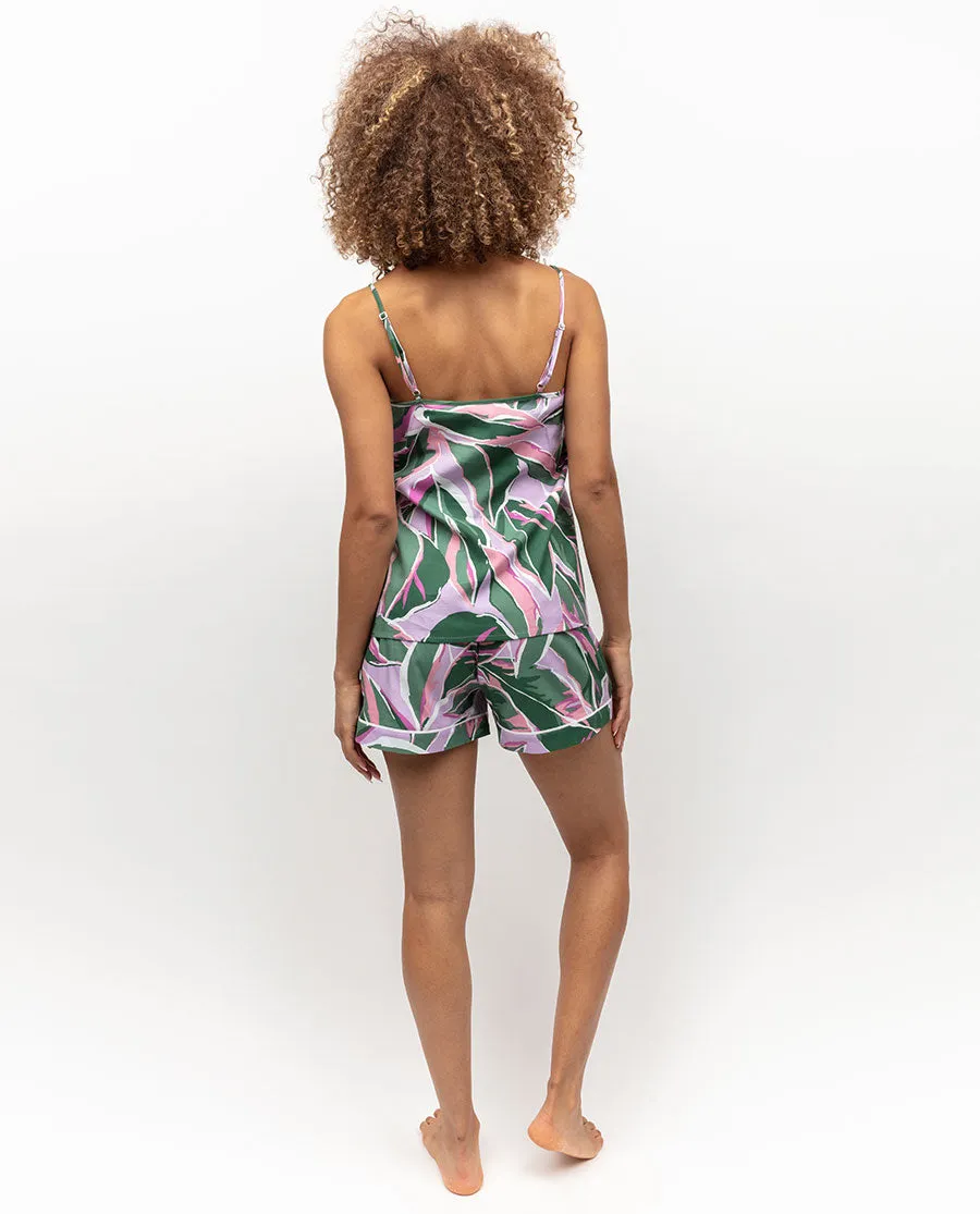 Lexi Leaf Print Cami and Shorts Set