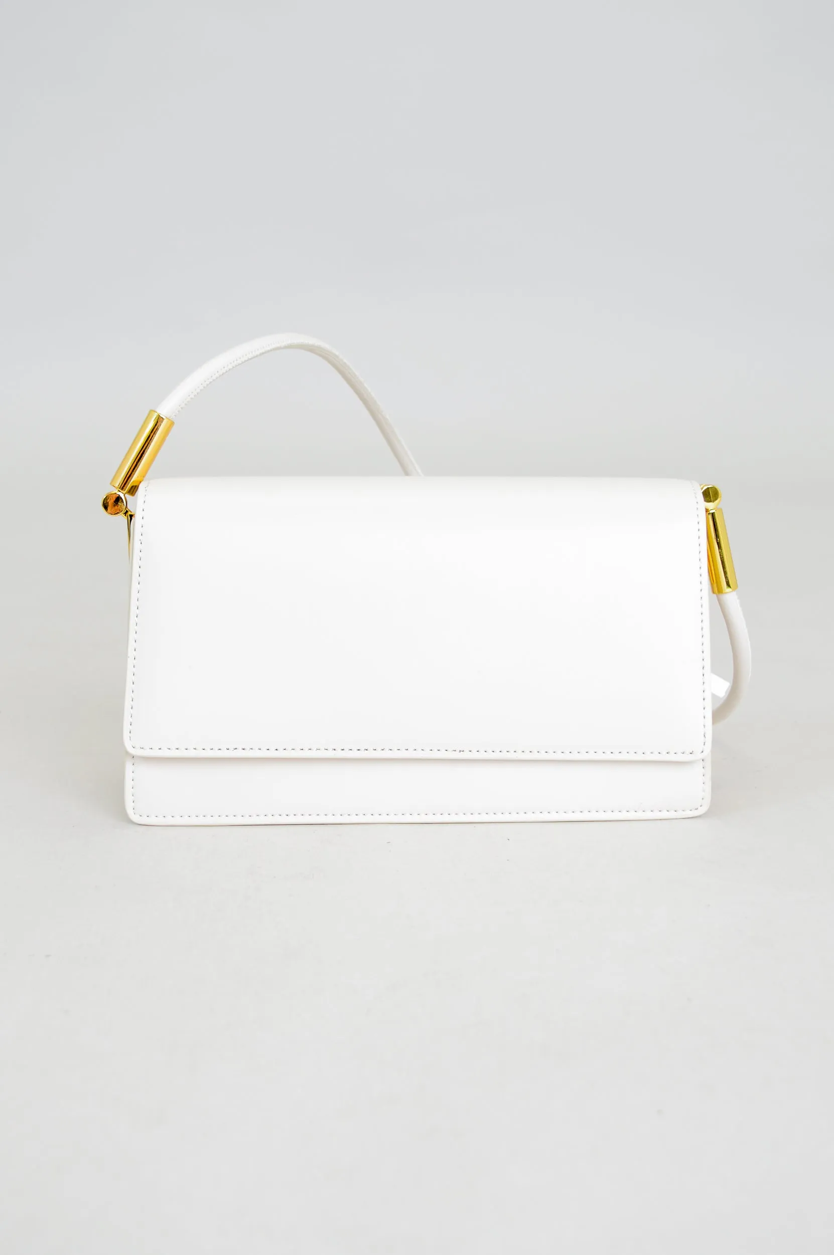 Lina Bag, White, Leather