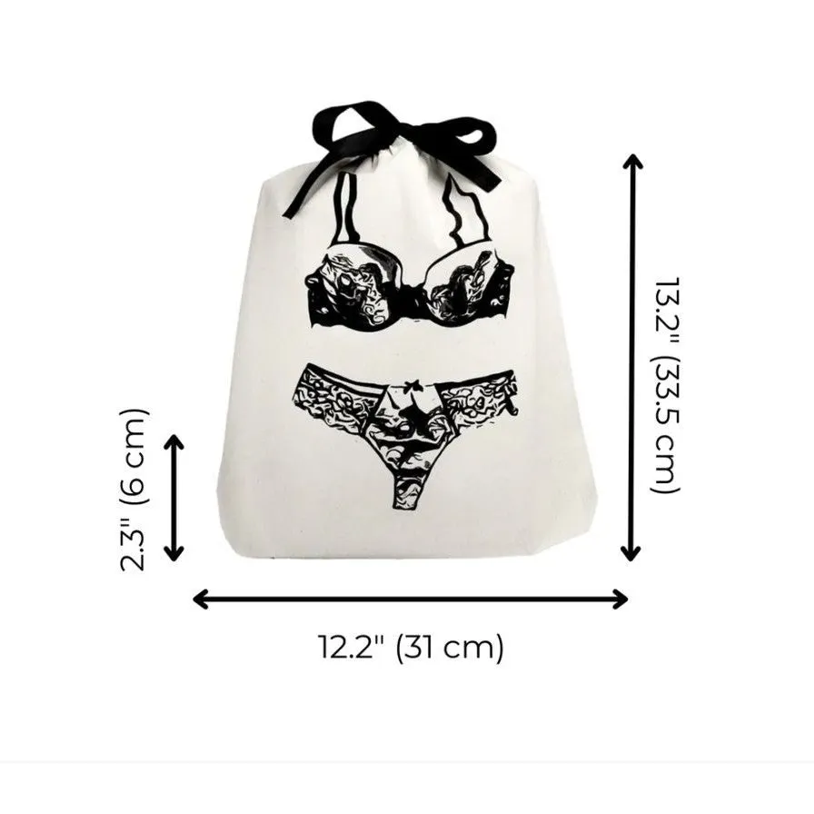 Lingerie Travel Bag in Cream