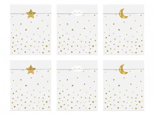 Little Star Paper Treat Bags   Stickers