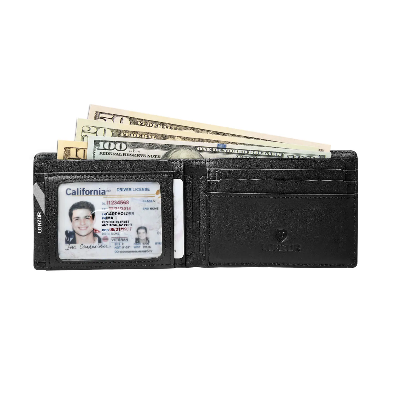 LORZOR Leather Wallet A1