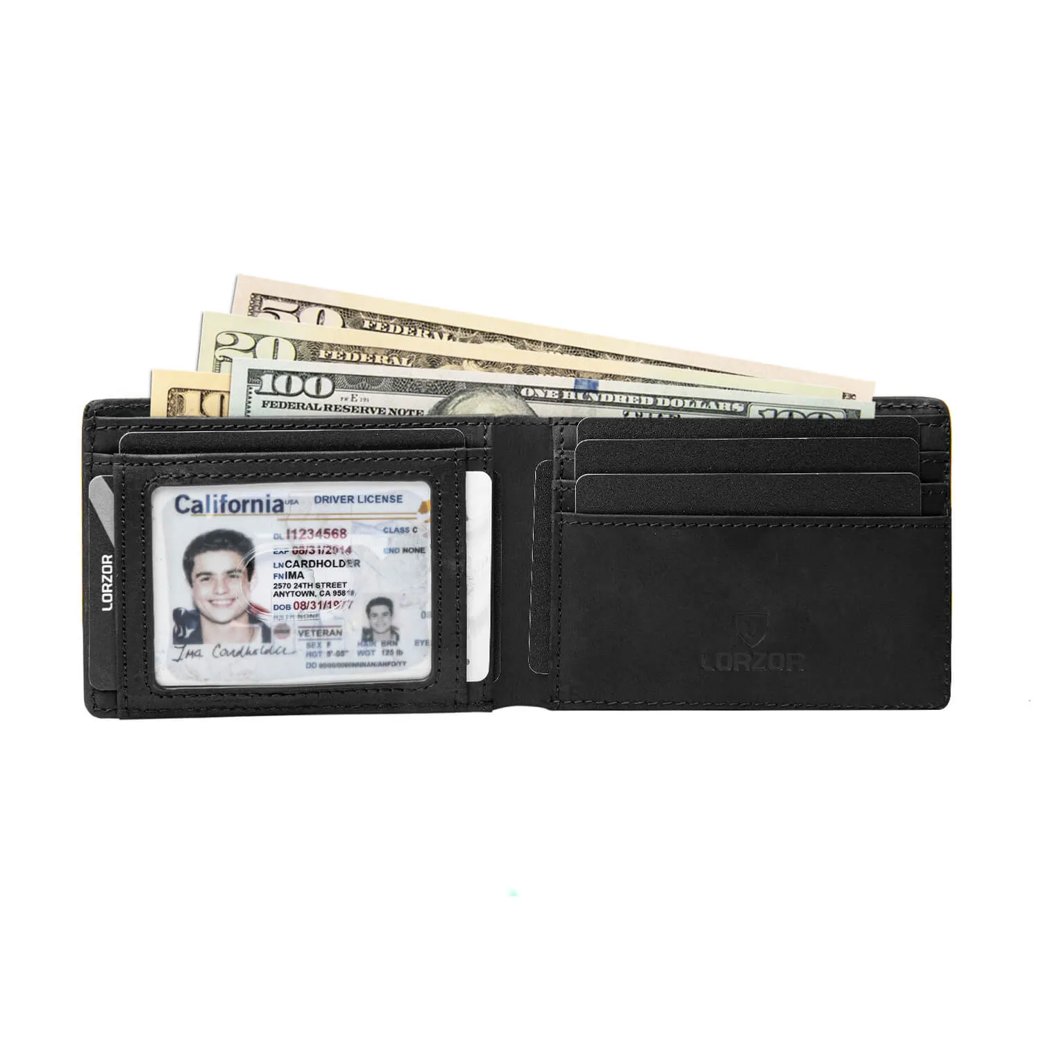 LORZOR Leather Wallet A1