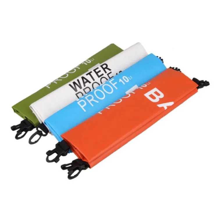 LUCKSTONE 10L Outdoor Rafting Swimming Waterproof Bag(Green)