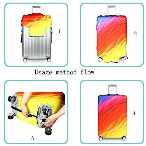 Luggage Protector Case Washable Travel Luggage Cover