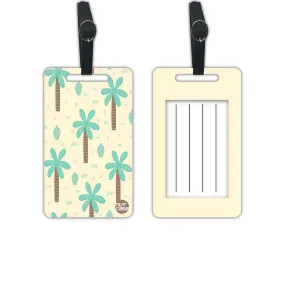 Luggage Tags Set Of 2 -  Palm Tree