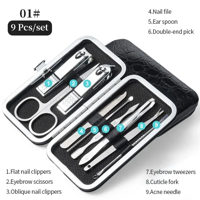 Luxurious Portable Manicure Kit: Precision, Convenience, Style