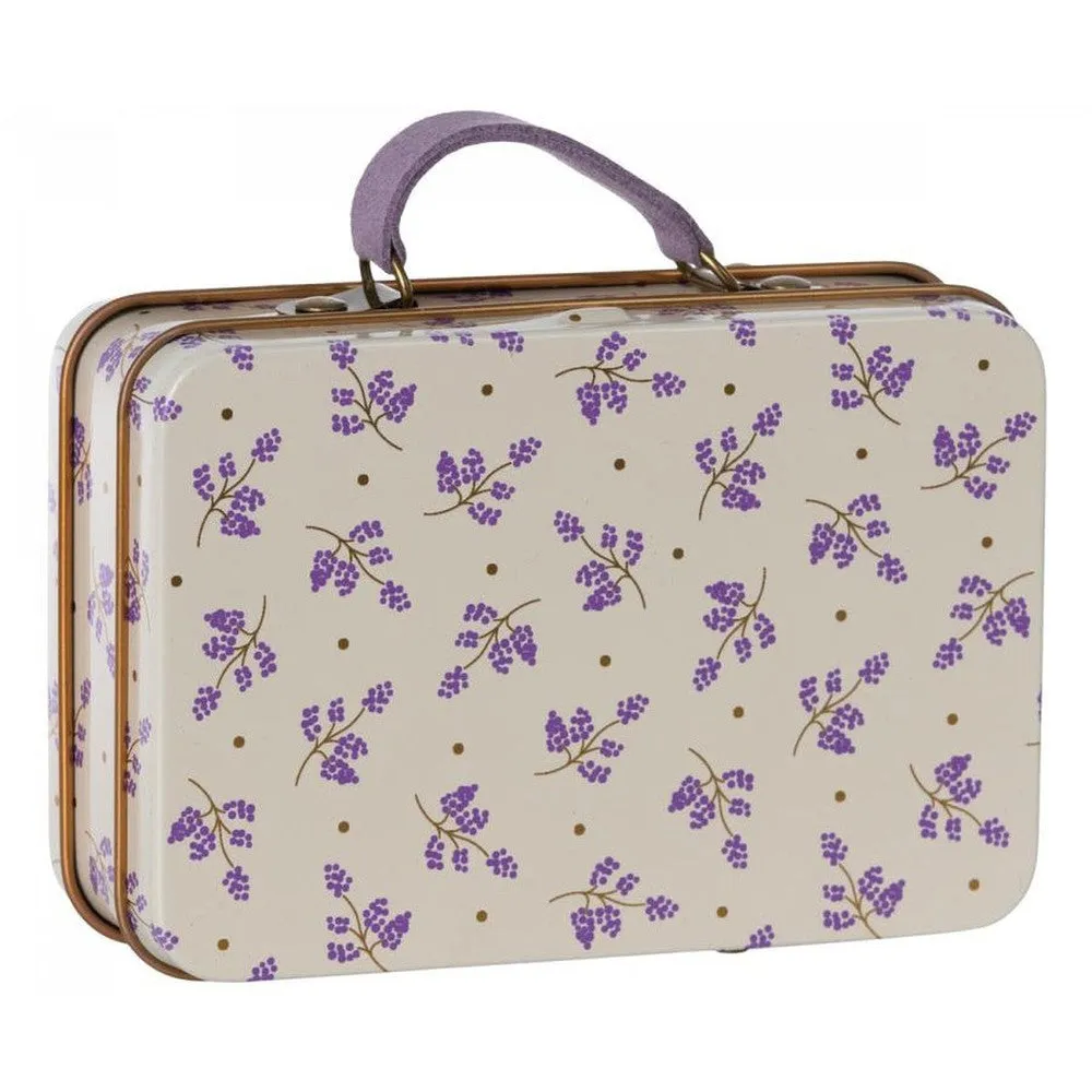 Maileg metal suitcase - lavender madelaine