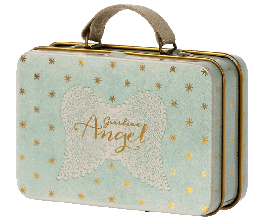 Maileg New Fall Winter Collection 2022 Angel Mouse Metal Suitcase Only