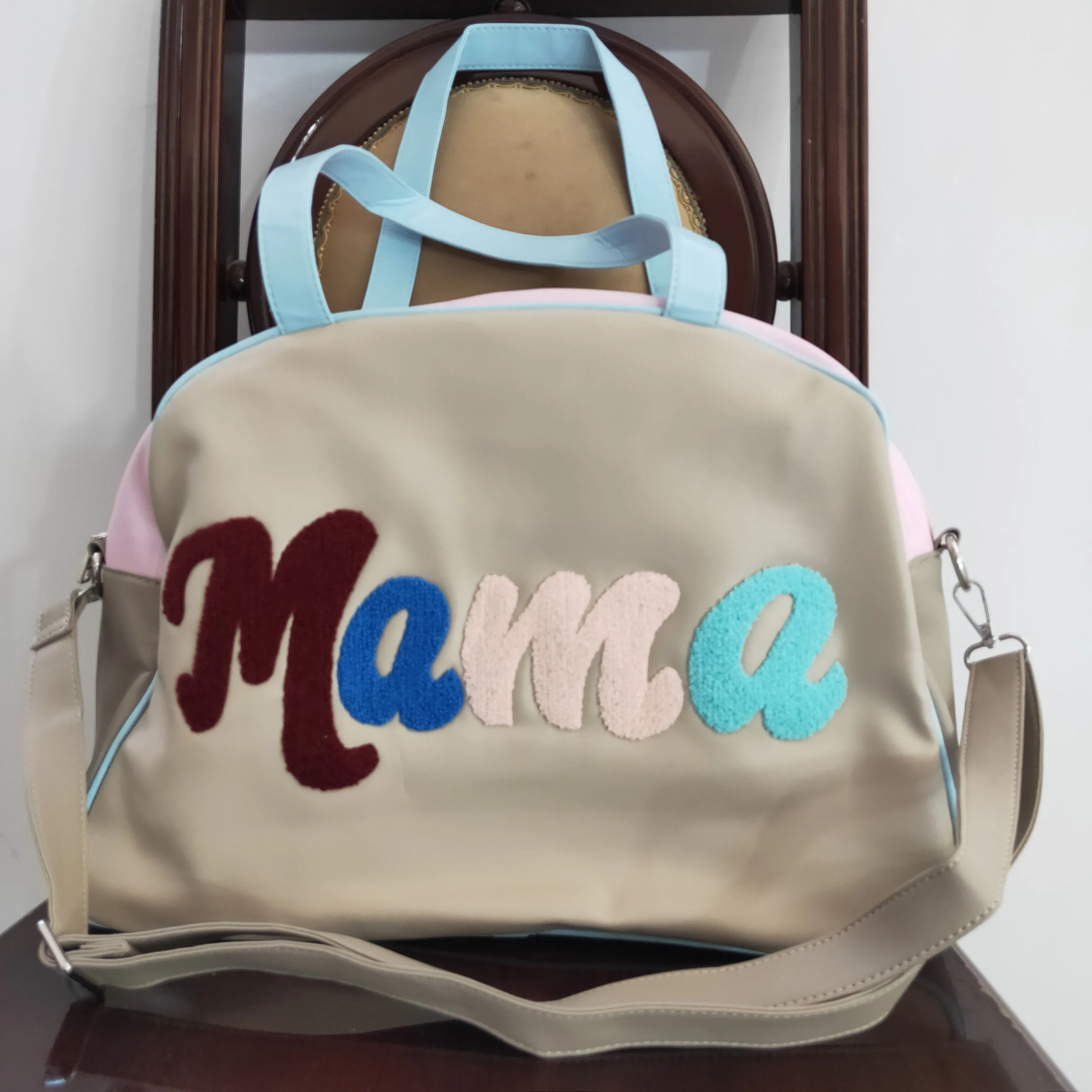 Mama embroidery handbag BA0065