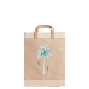 Market Bag in Natural Palm Tree by Amy Logsdon