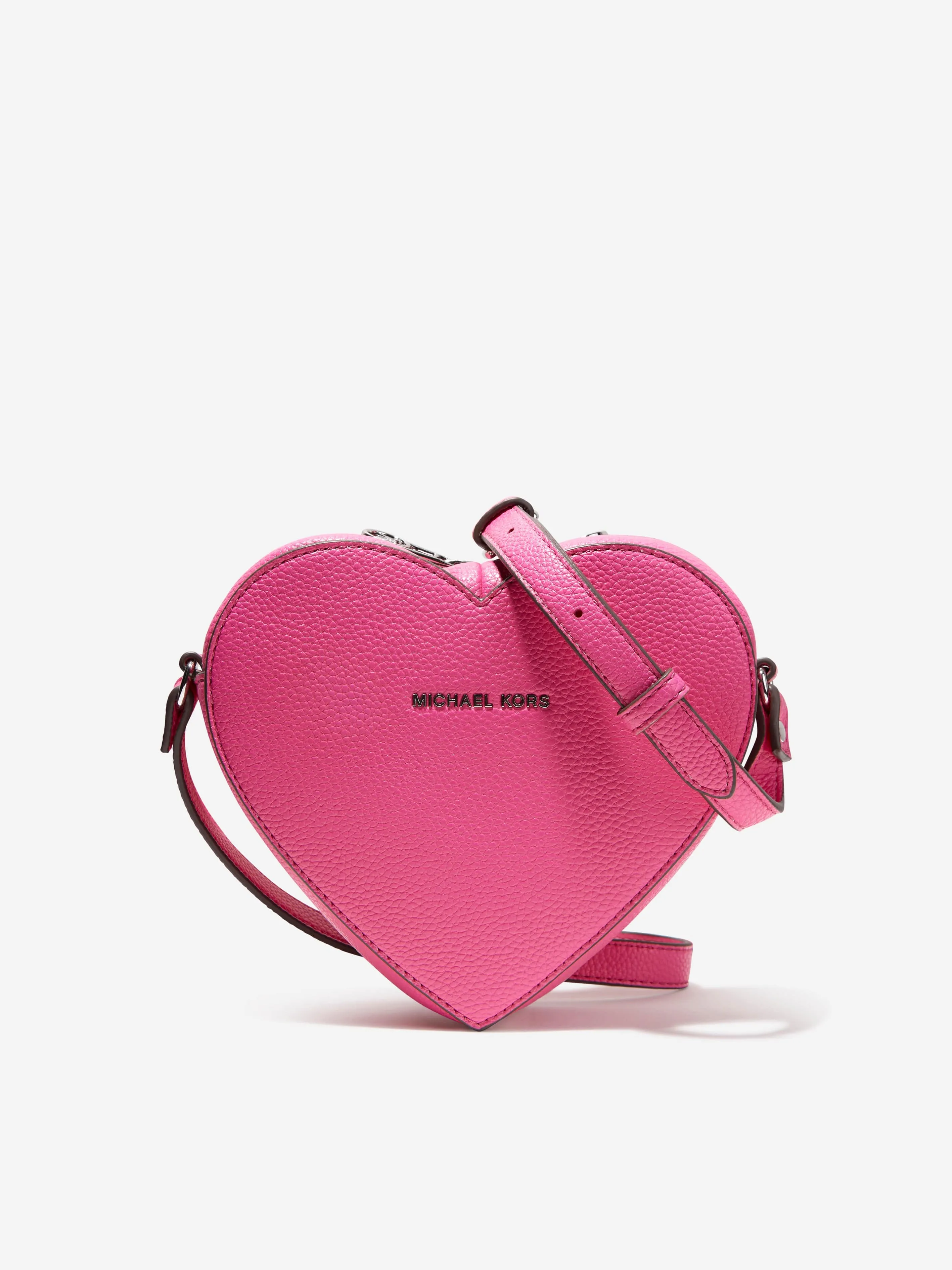 Michael Kors Girls Heart Logo Shoulder Bag in Pink