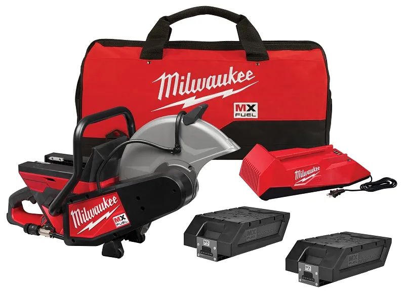 Milwaukee MXF314-2XC Cut-Off Saw Kit, Battery Included, 14 in Dia Blade, 5350 rpm Speed :EA: QUANTITY: 1