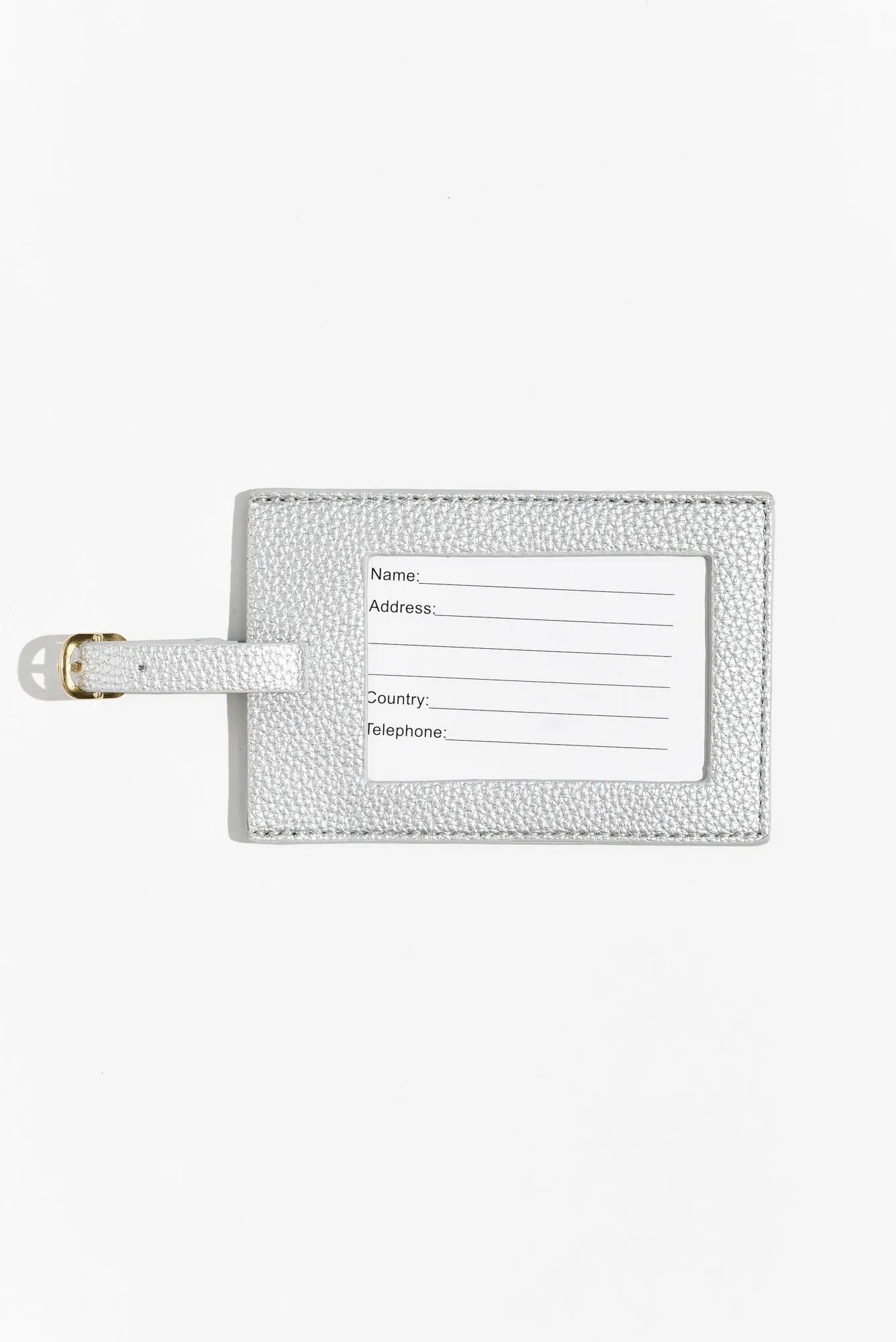 Mims Silver Luggage Tag