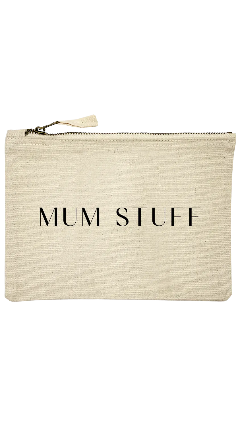 Mini bag mit "Mum stuff" Motiv