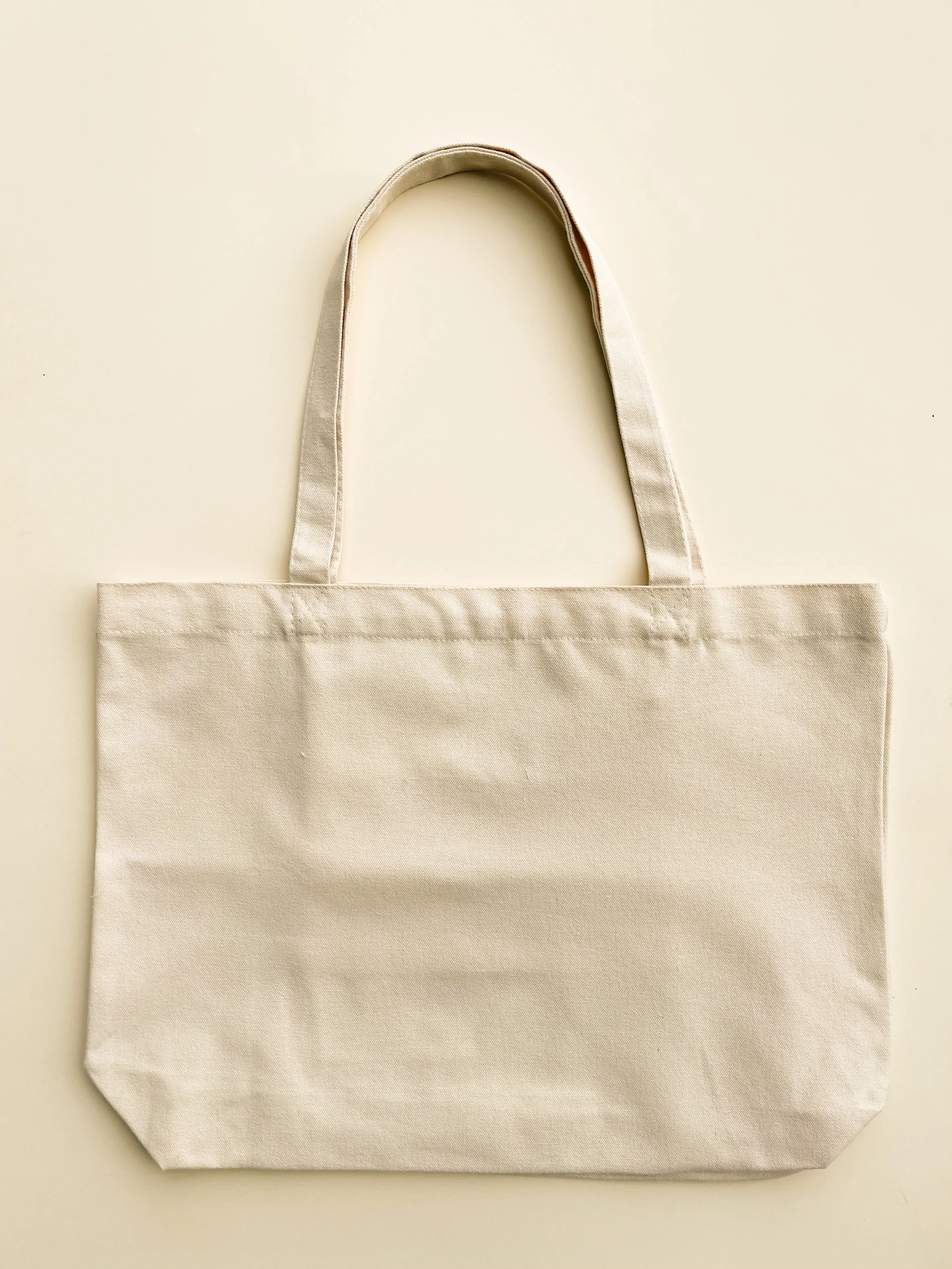 Minimalist Wide Tote Bag