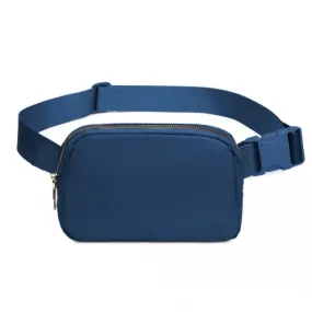 Miss Lulu Lightweight Stylish Water-Resistant Casual Bum Bag - Navy | Versatile & Durable Waist Pack