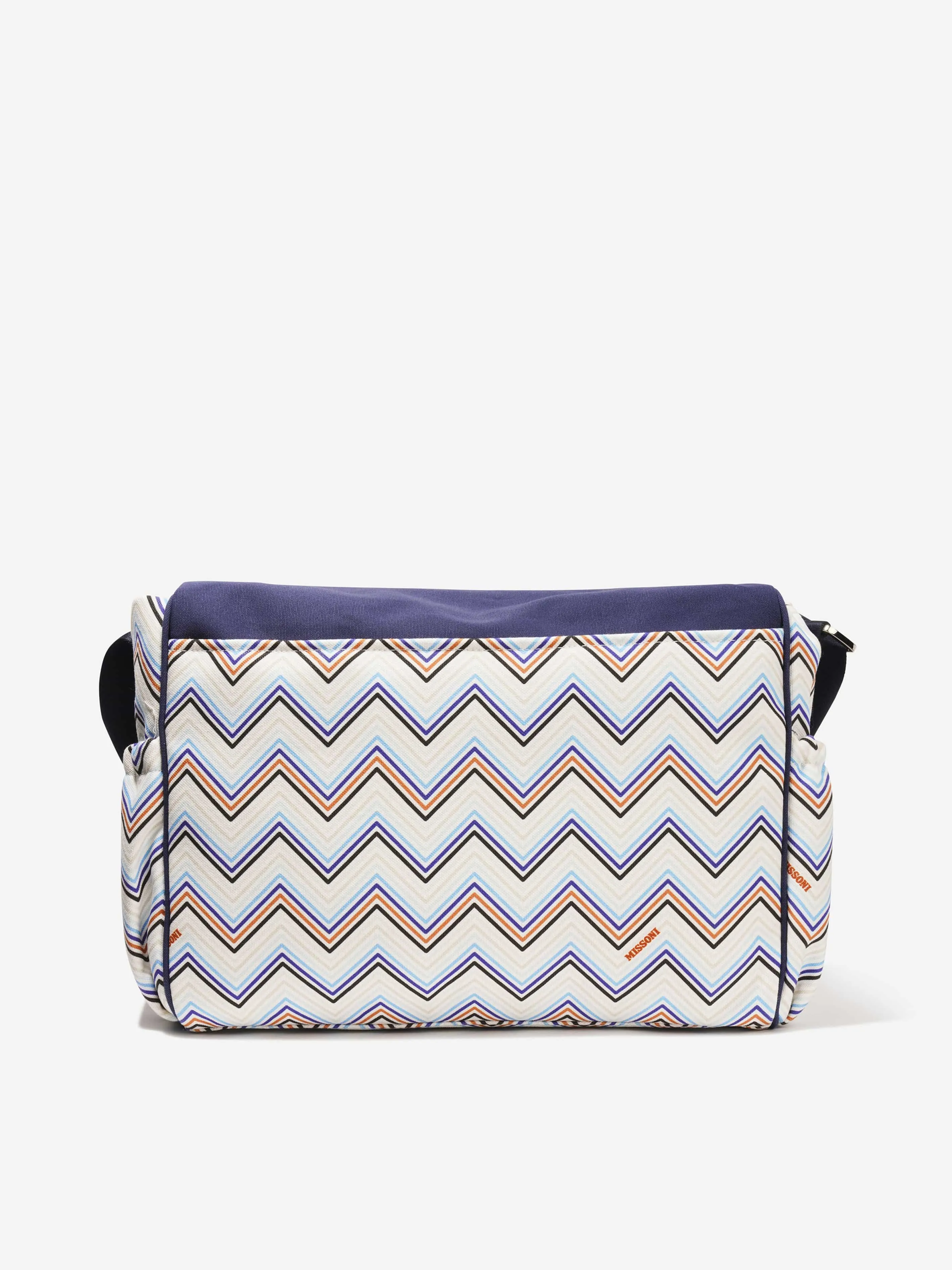 Missoni Baby Boys Zig Zag Changing Bag in Blue