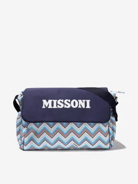 Missoni Baby Boys Zig Zag Changing Bag in Blue