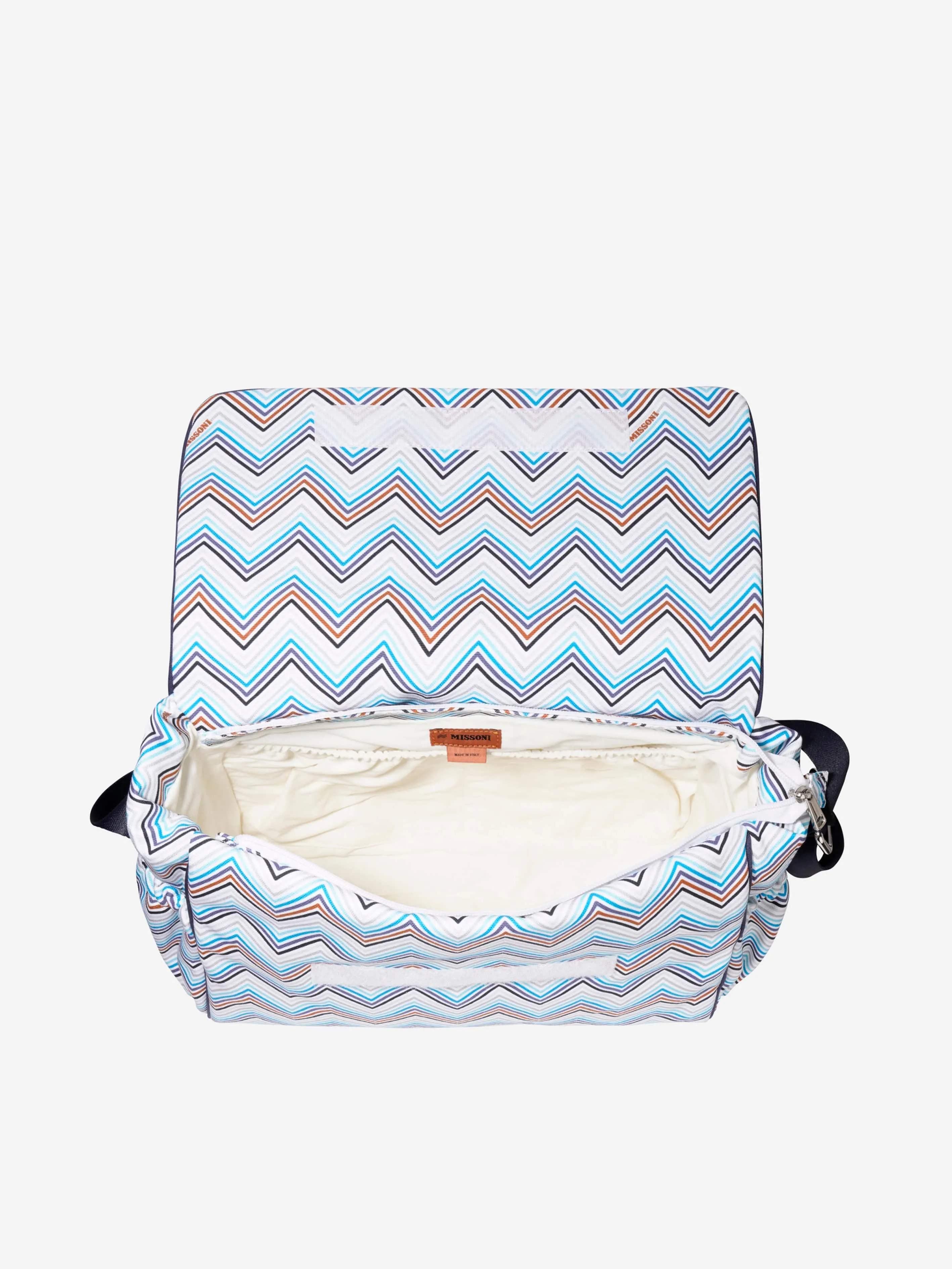 Missoni Baby Boys Zig Zag Changing Bag in Blue