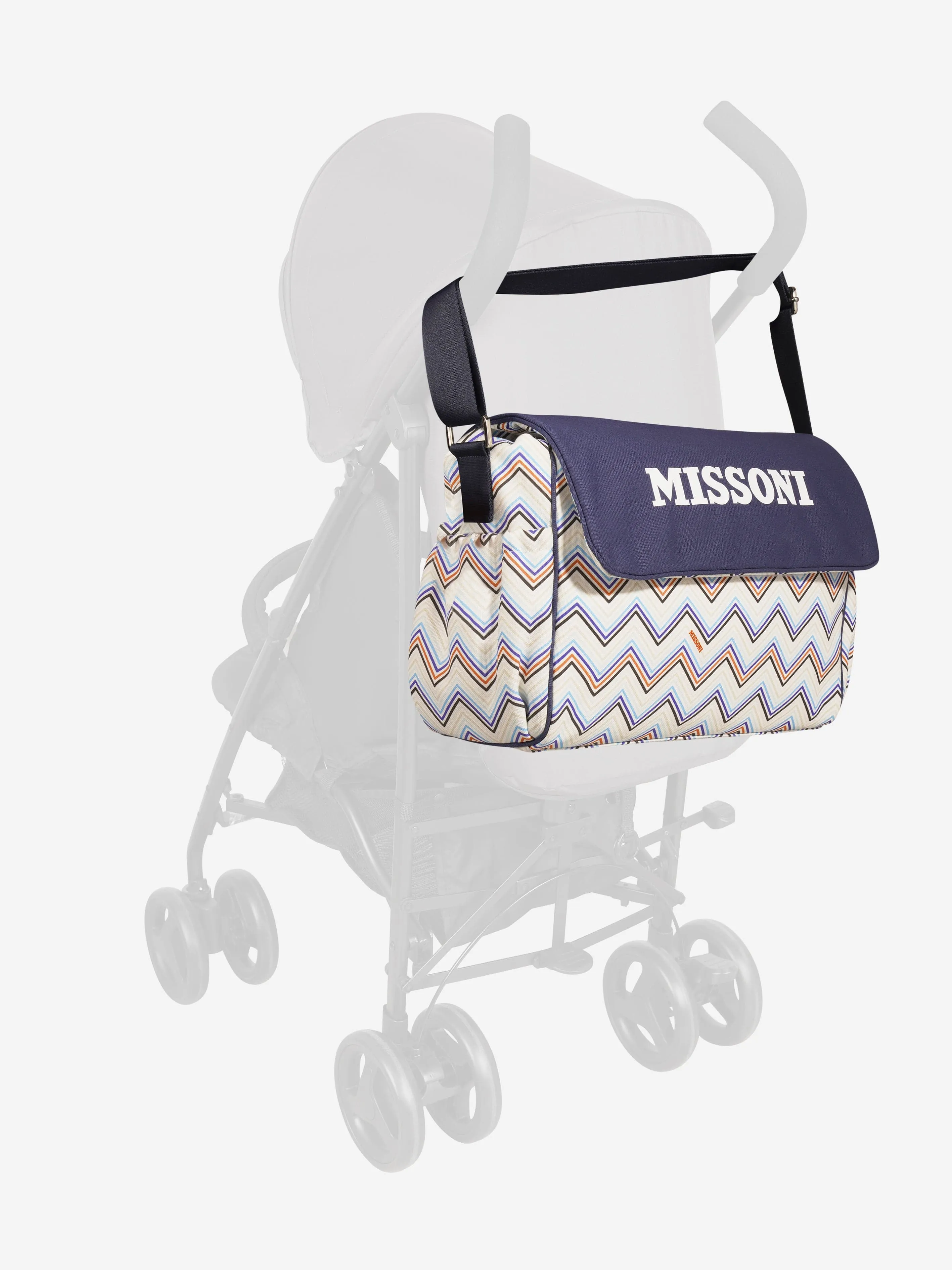 Missoni Baby Boys Zig Zag Changing Bag in Blue