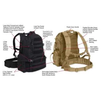 MOLLE Multi Day Assault Backpack