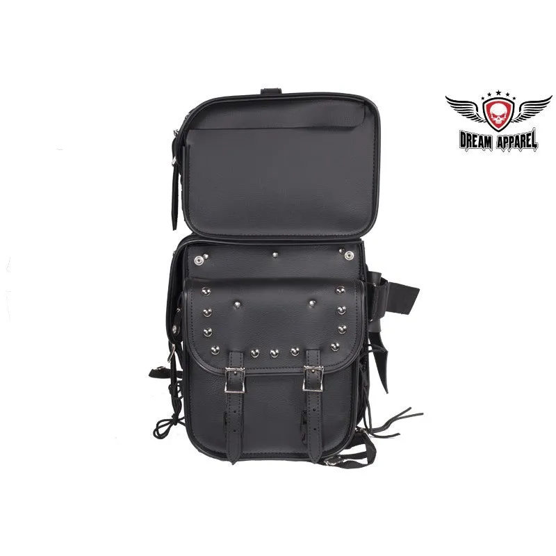 Motorcycle Sissy Bar Bag With Removable Side Bags