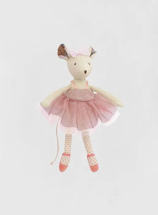 Moulin Roty Once Upon A Time - Ballerina Mouse with a Suitcase