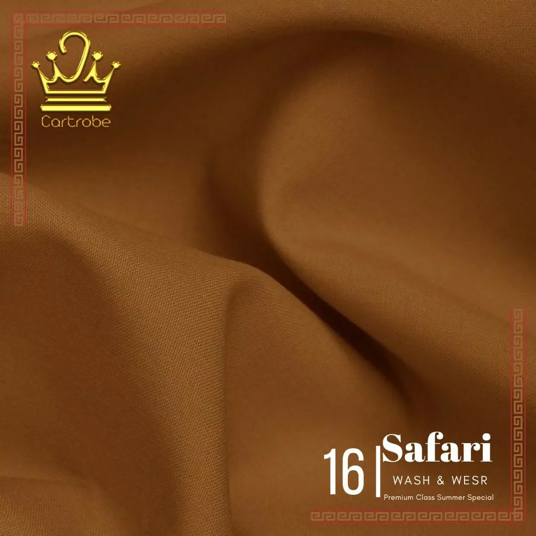 Mud Brown Safari Premium Class Wash & Wear Shalwar Kameez | Kurta Shalwar Unstitched | New Trending | New Collection | New Catalog | Summer Collection | Discounted Collection