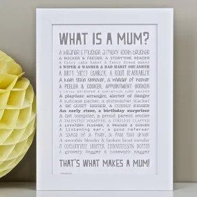 Mum Poem Print