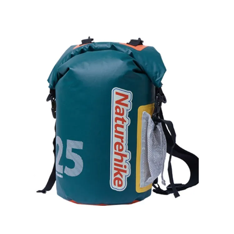 Naturehike Rafting Waterproof Bag Dry Wet Separate Shoulder Bag Outdoor Swimming Pack, Color: 25L Green