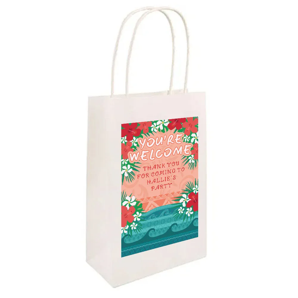 Ocean Girl You're Welcome Personalised Party Bag - Pack Of 12