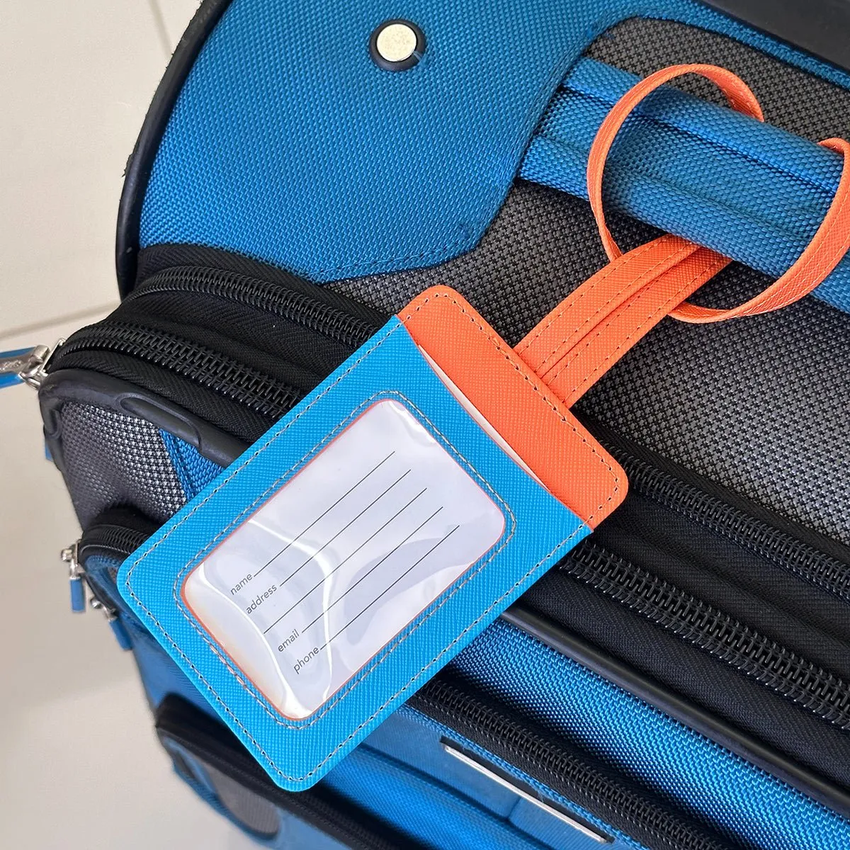 Palm Springs Airlines Luggage Tag - Blue