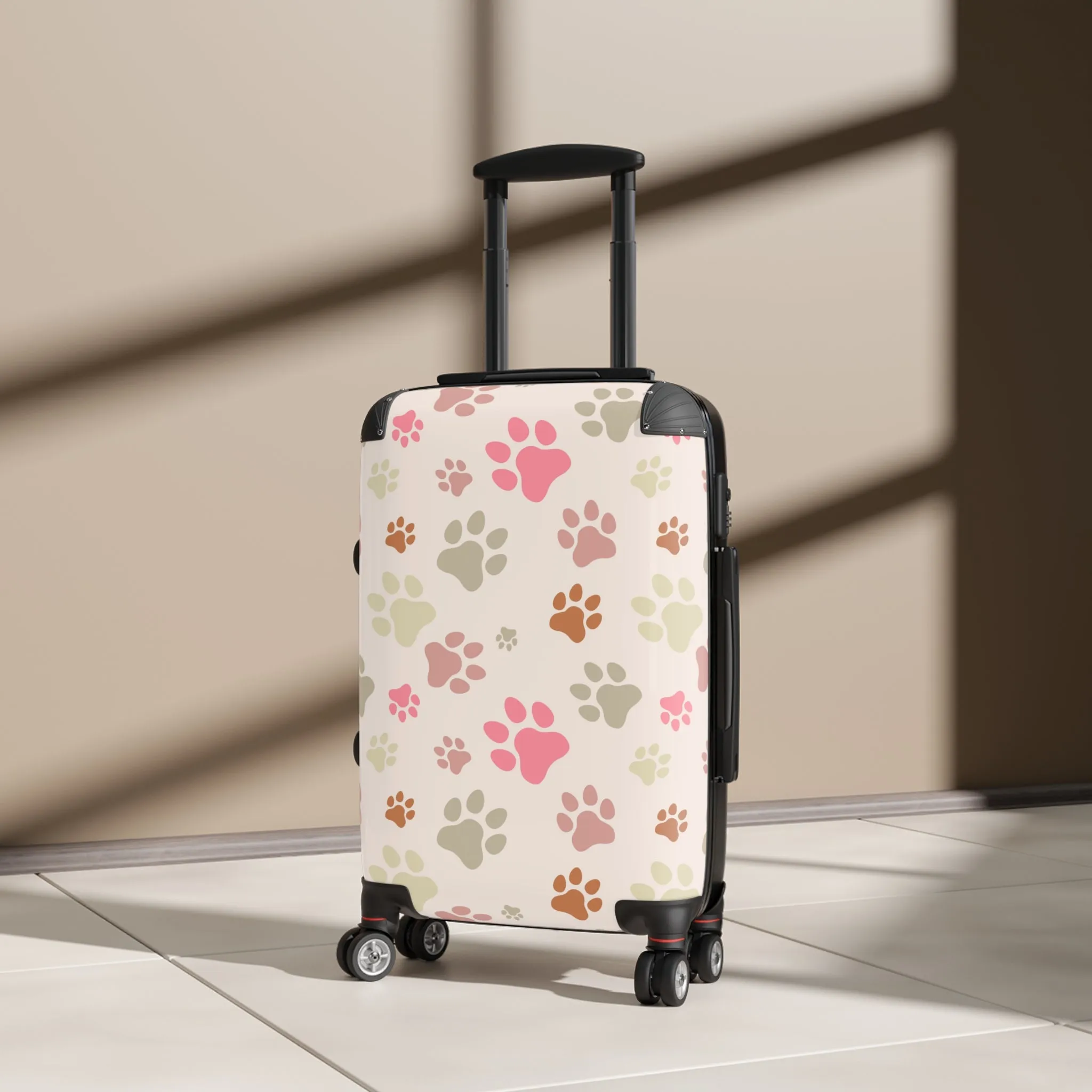 Paw Print Suitcase