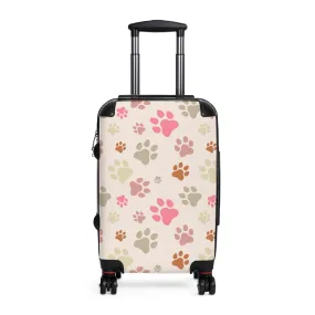 Paw Print Suitcase