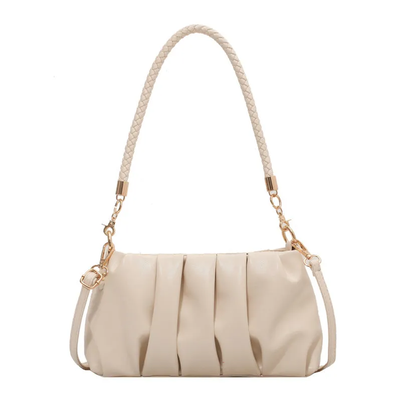 Paziye Pleated Crossbody Bag