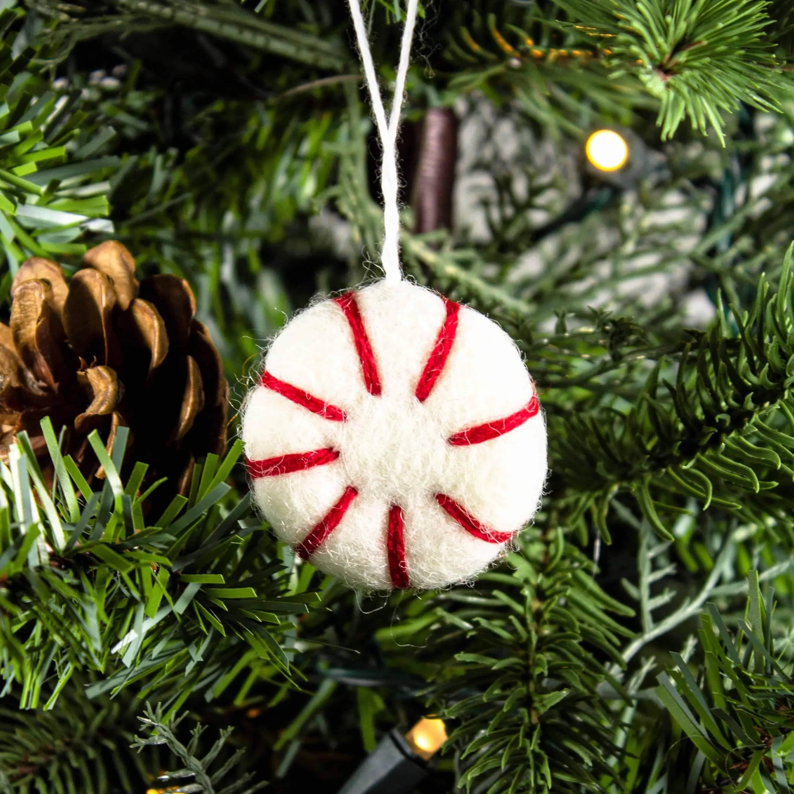 Peppermint Eco Fresheners Ornaments - Reds