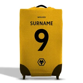 Personalised Wolverhampton Wanderers FC Suitcase Cover (Medium)