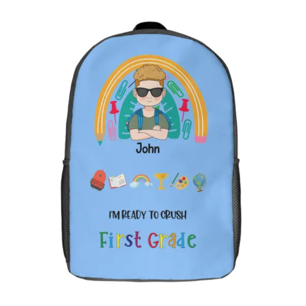 Personalized Backpack Ready To Crush School Back To School Gift For Kids Gift