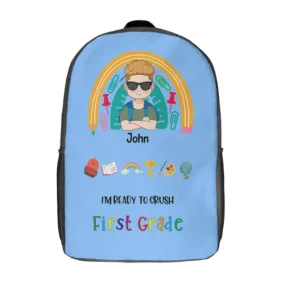 Personalized Backpack Ready To Crush School Back To School Gift For Kids Gift